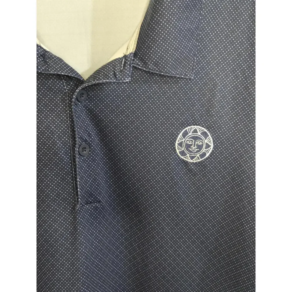 Adidas Men's Navy Blue Polo Shirt Size 2XL